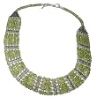 Romantic Gifts Silver Necklace Bracelet Crystal Gemstone Jewelry