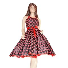 Kleid Kleider f�r Petticoat Petticoats Pettycoat 50er 60er schwarz rot K13