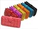 Banana Flame Eel Skin Wrinkle Purse