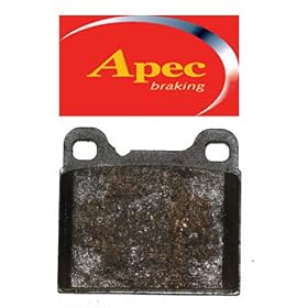 Apec Rear Brake Pads - Mercedes C-Class Coupe (C203) - C180K Kompressor (Not Sport) - 6/02-1/08