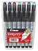 Pilot Varsity Disposable Fountain Pen Assorted Ink 7-Pack Pouch (90029)