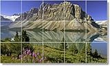 IMAGE OF National Park Picture Mural Tile N008. 12.75x17 inches using (12) 4.25x4.25 ceramic tiles.