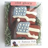 Famous Fido Gourmet OLD GLORY Flag Dog Cookie Treats