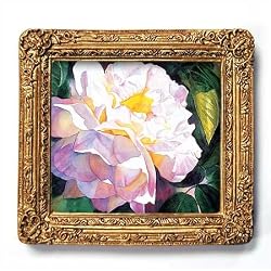 Rainbow Shadows - Gold Frame Magnet with pop-out easel (2-3/4" x 2-1/2")