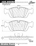 Centric Parts 104.05580 Posi-Quiet Metallic Brake Pad with Shim