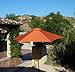 Formosa Covers 9ft Umbrella Replacement Canopy 6 Ribs in Terra Cotta (Canopy Only)