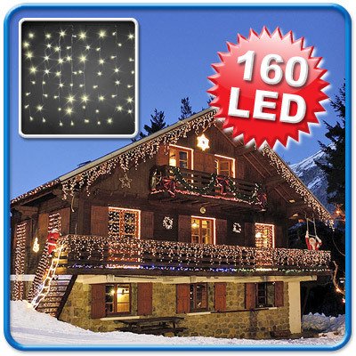 160er LED LICHTERKETTE LICHTERVORHANG