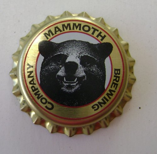 Mammoth Brewing Company Collectible Bottle Cap Fridge Magnet