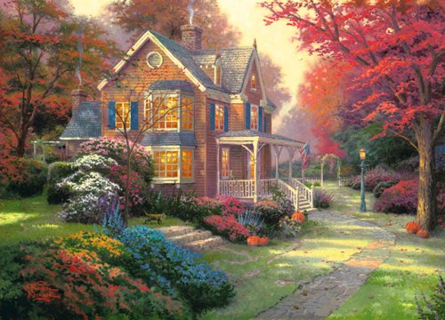 Childrens Toyshop  Toys : Gibsons Puzzle - Victorian Autumn (1000 pieces)