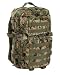 Mil-Tec Military Army Patrol Molle Assault Pack Tactical Combat Rucksack Backpack Bag 50L Digital Woodland
