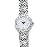 Euro Geneve Solid 14kt. White Gold Ladies Diamond Watch EG47405 by Euro Geneve