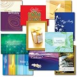 Ten Contemporary Design Birthday Card Assortment, 30 Birthday Cards & 31 Envelopes