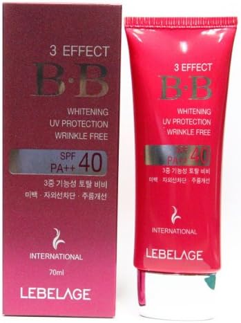 Bb Cream 3 Effect - Sun Block Spf40/pa++.whitening, Wrinkle Cover. Easy Make-up