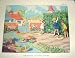 SCHOOL VEGETABLE GARDEN EARLY LEARNING NURSERY PRINT
