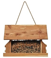 Perky Pet 50153 The Lodge Cedar Feeder, 8 lb capacity