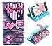 5C Case, iPhone 5C Case, ArtMine Vintage Love Gift Girly Durable Premium PU Leather Flip Folio Book Style Wallet Protective Skin Pouch Phone Case with Credit/ID Card Slot for Apple iPhone 5C