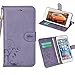 Cornmi design for iPhone 6 plus Case, Premium Vintage Flip Wallet Leather Magnetic Closure Cover Skin for iPhone 6 plus 5.5 inch with Card Slots, Cash Compartment and Wrist Strap (Purple)