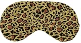Cris Notti Golden Leopard Sleep Mask