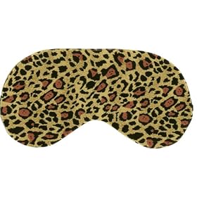 Cris Notti Golden Leopard Sleep Mask