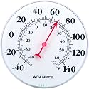 Acu-Rite 8" Dial Thermometer - Basic Indoor/Outdoor 00353