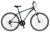 Schwinn GTX 1.0 700c Men's Dual 18 Sport Bike, 18-Inch/Medium, Black