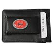 Nebraska Cornhuskers Mens NCAA Genuine Leather Money Clip