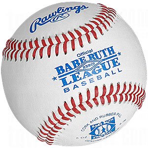 Childrens Toyshop  Sporting Goods : Rawlings Babe Ruth League Leather Baseballs