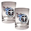 Tennessee Titans 2pc 14oz Rocks Glass Set - Primary logo NFL Football