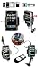 Universal All In One In Car Holder + Car Charger + Fm Transm