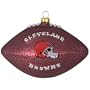 Scottish Christmas Cleveland Browns Glass Football Ornament