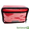Notfalltasche Ampullarium S aus rotem Nylon Ampullen