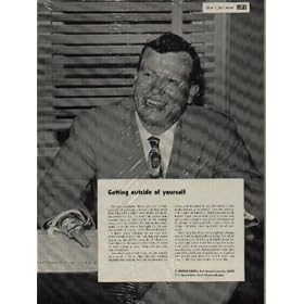 "Getting outside of yourself" by HAROLD RUSSEL, Past National Commander, AMVETS; U.S. Representative, World Veterans Federation; Harold John Russell was a Canadian-American World War II veteran who became one of only two non-professional actors to win an Academy Award for acting (the other being Haing S. Ngor). Russell also holds the unique honor of being the only person to receive two Academy Awards for the same role. While an Army instructor, and training with the U.S. 13th Airborne Division stateside in 1944, a defective fuse detonated an explosive he was handling while making a training film. As a result, he lost both hands and was given two hooks to serve as hands. After his recovery, and while attending Boston University as a full-time student, an Army film called Diary of a Sergeant about rehabilitating war veterans was made featuring Russell. When film director William Wyler saw the film on Russell, he cast him in the film The Best Years of Our Lives with Fredric March and Dana Andrews. Russell played the role of Homer Parrish, a sailor who lost both hands during the War. For his role as Parrish, Russell won the Academy Award for Best Supporting Actor in 1947. Earlier in the ceremony, he was awarded an honorary Oscar for "bringing hope and courage to his fellow veterans." The special award had been created because the Board of Governors very much wanted to salute Russell, a non-professional actor, but assumed he had little chance for a competitive win. It was the first time the Academy has awarded two Oscars for the same role, with the other two being awarded to Marlon Brando and Robert De Niro for their portrayals of Vito Corleone in The Godfather and The Godfather Part II, respectively. Upon completion of the film, Wyler told Russell to return to school since there "weren't many roles for actors without hands." Russell returned to Boston University and graduated with a business degree in 1949. ..... 1953 How I feel about LIFE Ad, A4892.