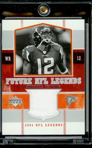 2004 Upper Deck Legends Michael Jenkins Future Legends Jersey Atlanta Falcons Football Card - Mint Condition - Shipped In Protective Display Case