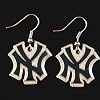 NY Yankees - MLB Team Logo Dangler Earrings