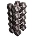 Body Solid SDRS900 80-100-Pound Rubber Hex Dumbbell Set