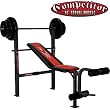 Competitor Weight Bench with 100-Pound Weight Set