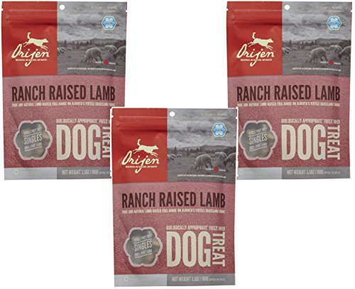 Orijen Freeze Dried Dog Treats Alberta Lamb 3.5oz (Pack of 3)