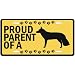 NEW  USA WHITE GERMAN SHEPHERD DOG  LICENSE PLATE SIGN DOG
