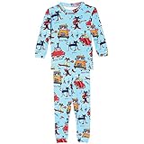Boy's Pete The Cat Blue Cotton Pajamas