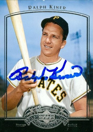 Ralph Kiner Autographed/Hand Signed MLB Baseball Card (Pittsburgh Pirates) 2005 Upper Deck #66