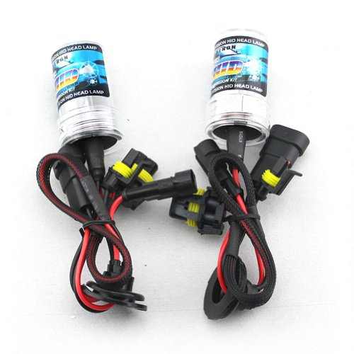 Ebotrade dirct® car 9006 6000k hid xenon bulb (1 pair, diamond w…