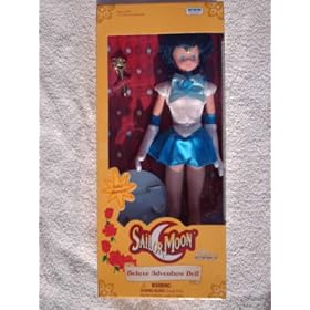 Sailor Moon 11.5 Inches Tall Sailor Mercury Deluxe Adventure Doll