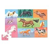 kids and infants educational toys item: Horse Floor Puzzle, 38 Pieces