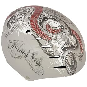 Miami Ink Mix Hardshell Bicycle Helmet (Youth Small/Medium, Colors May Vary)