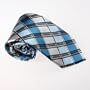 Green Patterned Woven Silk Neckie Gift Box Set dark cyan Lady's Day Present T8254