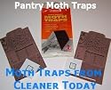 Food & Pantry Moth Traps for Indian Meal Moths, Flour Moths, Grain Moths, Bird Seed Moths and More! 2 Traps Per Package ! Catchmaster