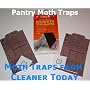 Food & Pantry Moth Traps for Indian Meal Moths, Flour Moths, Grain Moths, Bird Seed Moths and More! 2 Traps Per Package ! Catchmaster