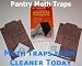 Food & Pantry Moth Traps for Indian Meal Moths, Flour Moths, Grain Moths, Bird Seed Moths and More! 2 Traps Per Package ! Catchmaster