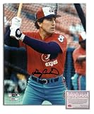 Gary Carter Montreal Expos MLB Hand Signed 8x10 Photograph Swinging