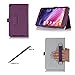 ProCase ASUS MeMO Pad 8 (ME181C) Case with Bonus Stylus Pen - Bi-Fold Stand Cover Case Exclusive for 2014 Version ASUS MeMO Pad 8 inch Tablet (ME181C), with Hand Strap, auto Sleep/Wake (Purple)